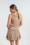 Ruffle Collar Top