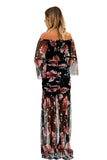 Women's Floral Maxi Skirt