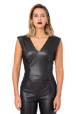 Leatherette Top