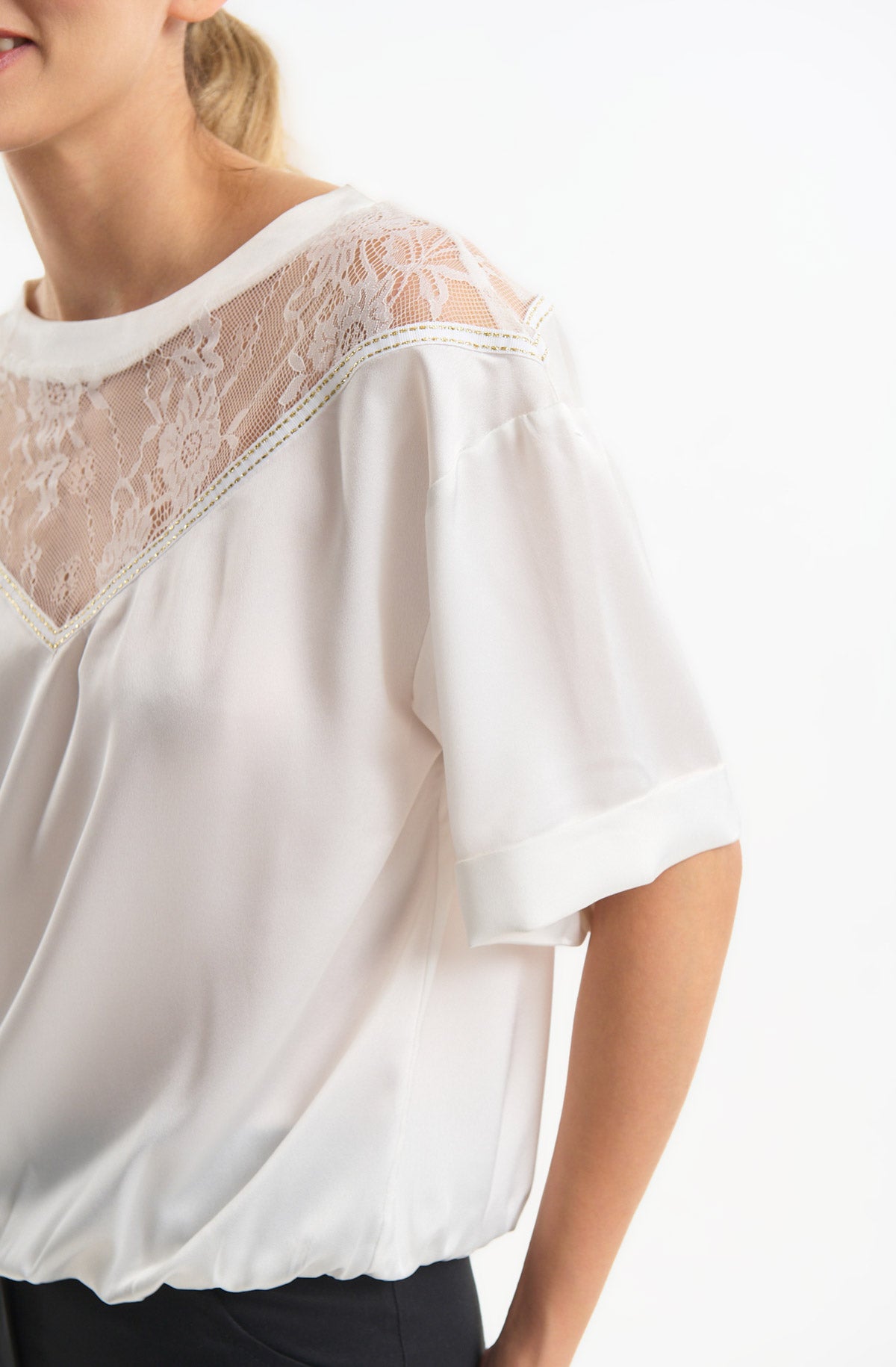 Top with Lace Detail