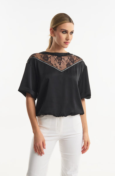 Top with Lace Detail