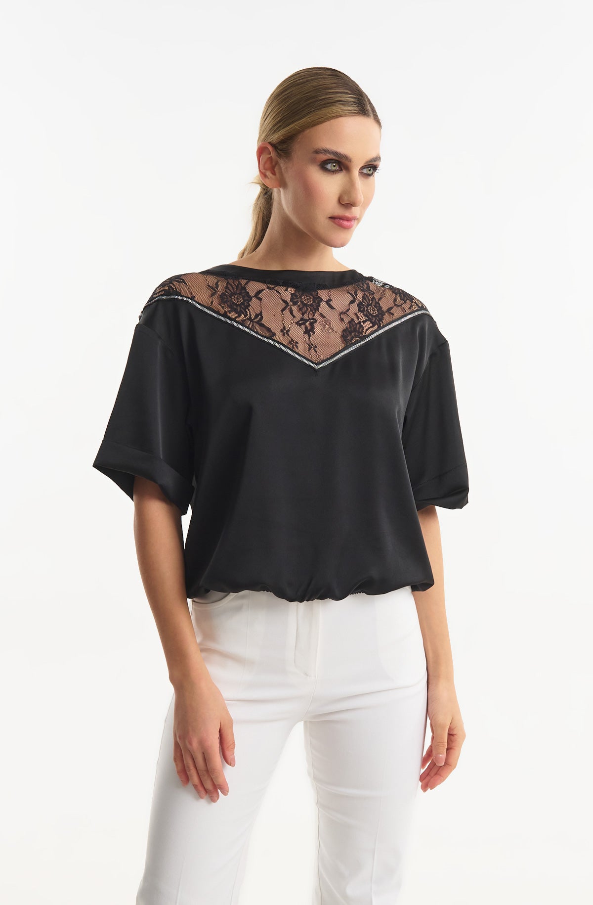 Top with Lace Detail