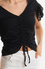 Top with Broderie Sleeves