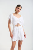 Shorts with Lace Detail