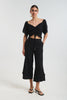 Cropped Top with Lace Detail