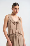 Ruffle Collar Top