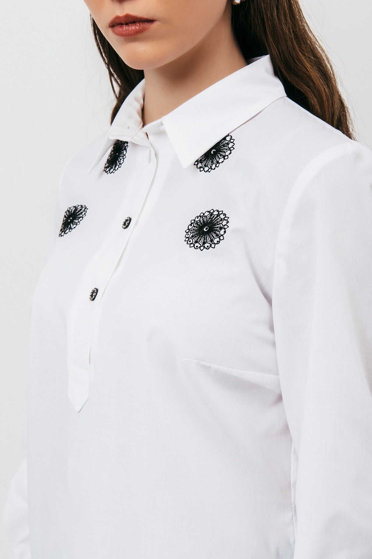 Shirt with Embroidered details