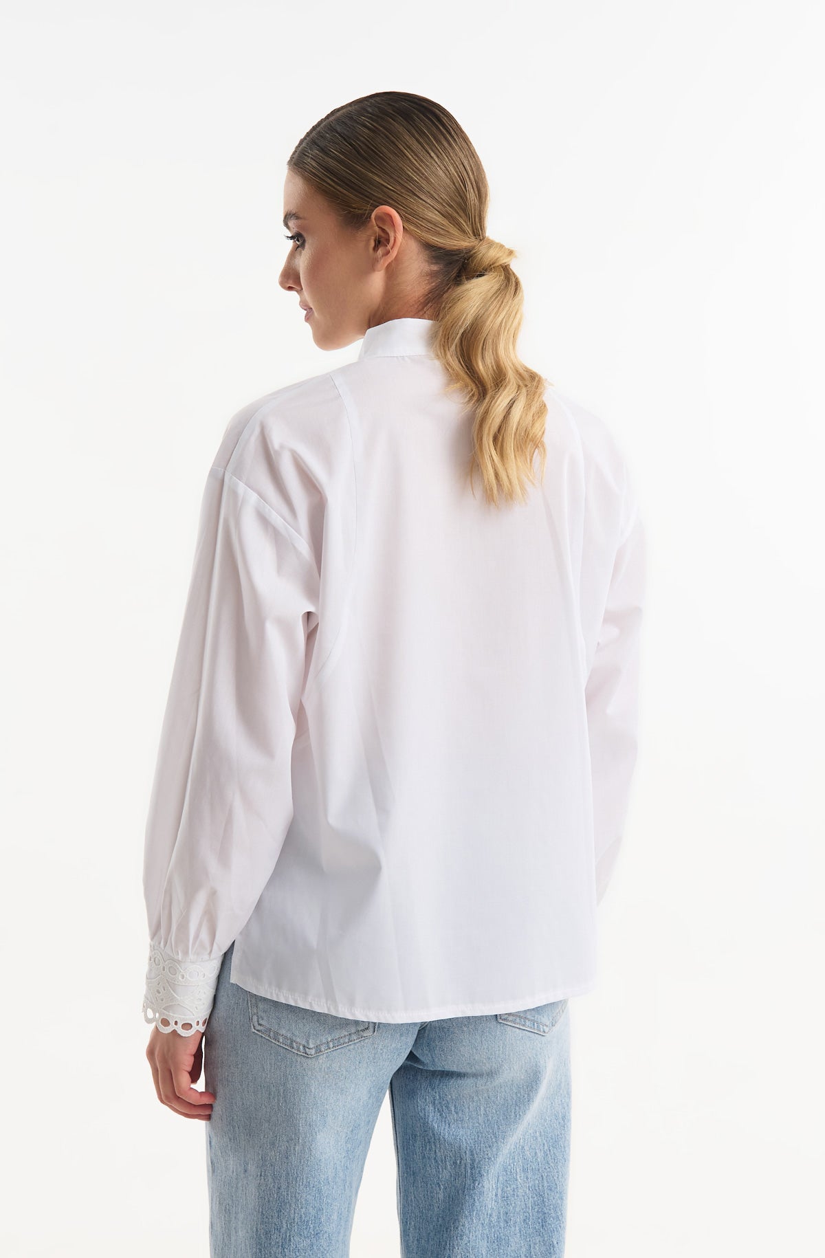 Shirt with Lace