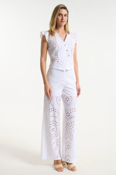Broderie Pants