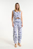 Embroidered Tapered Pants