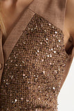 Linen Vest with Sequins