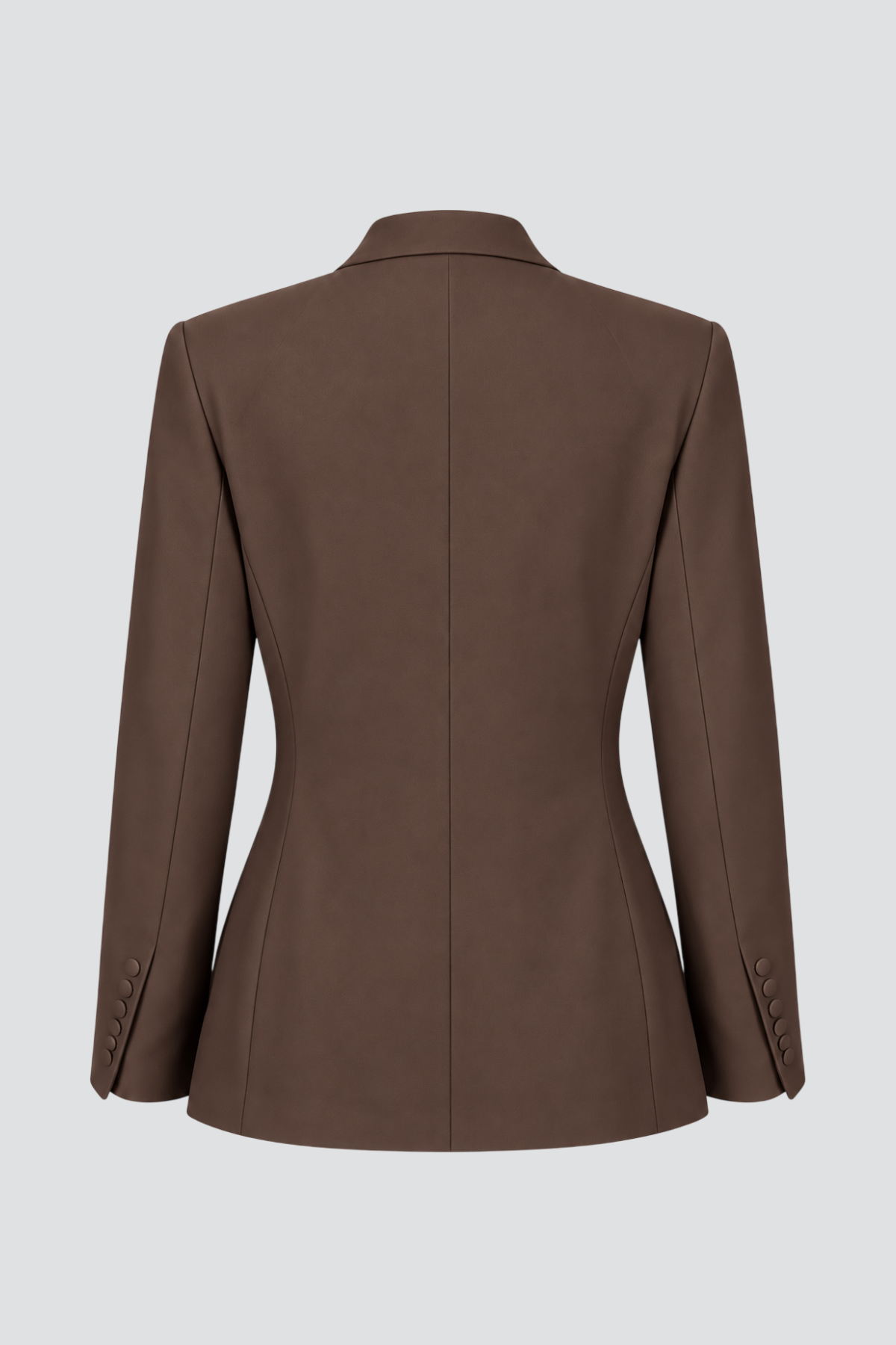 Tailored Collarless Blazer