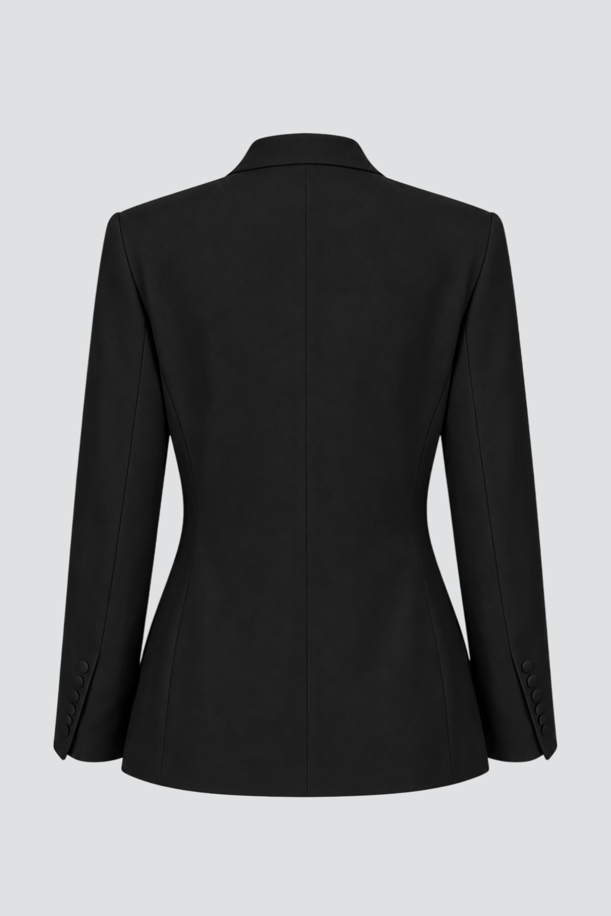 Tailored Collarless Blazer