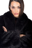 Black Faux Fur Jacket