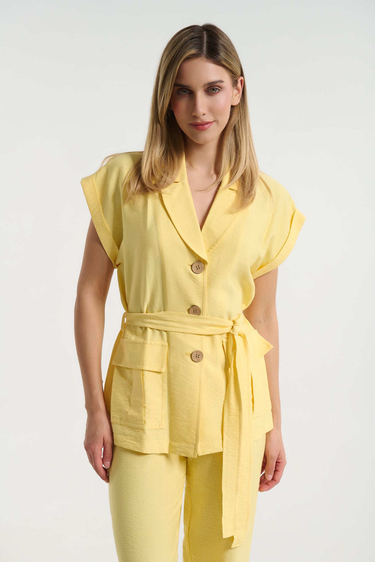 Belted Vest