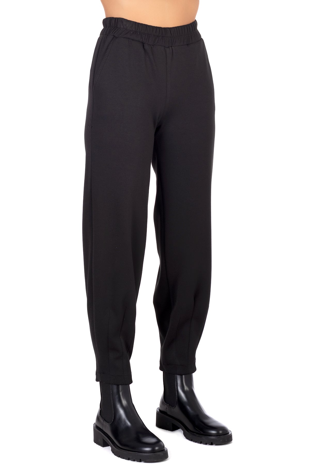 Black Barrel Fit Pants