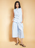 Sleeveless Button Up Shirt