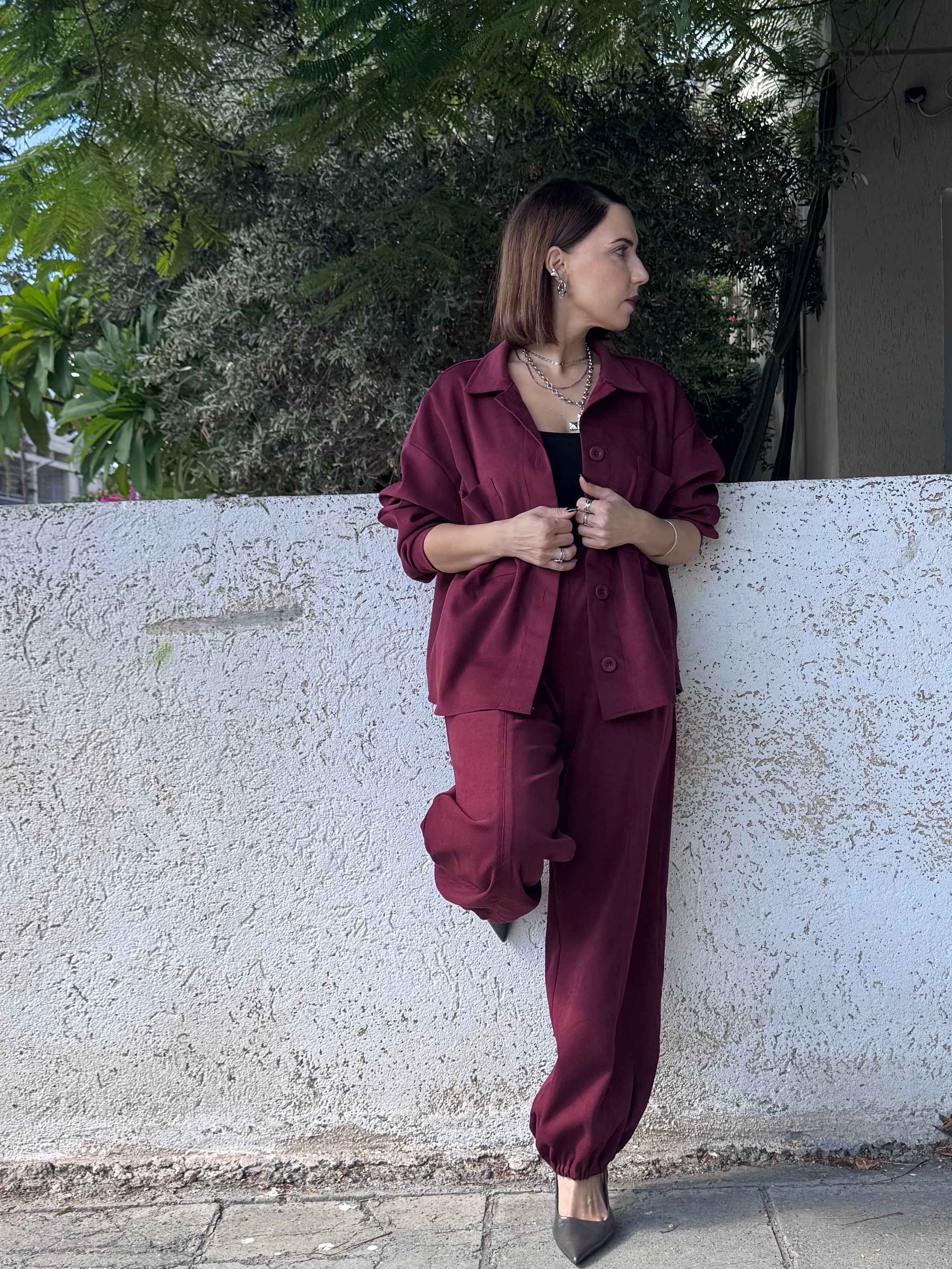 Shirt and Jogger Trousers Matching Set