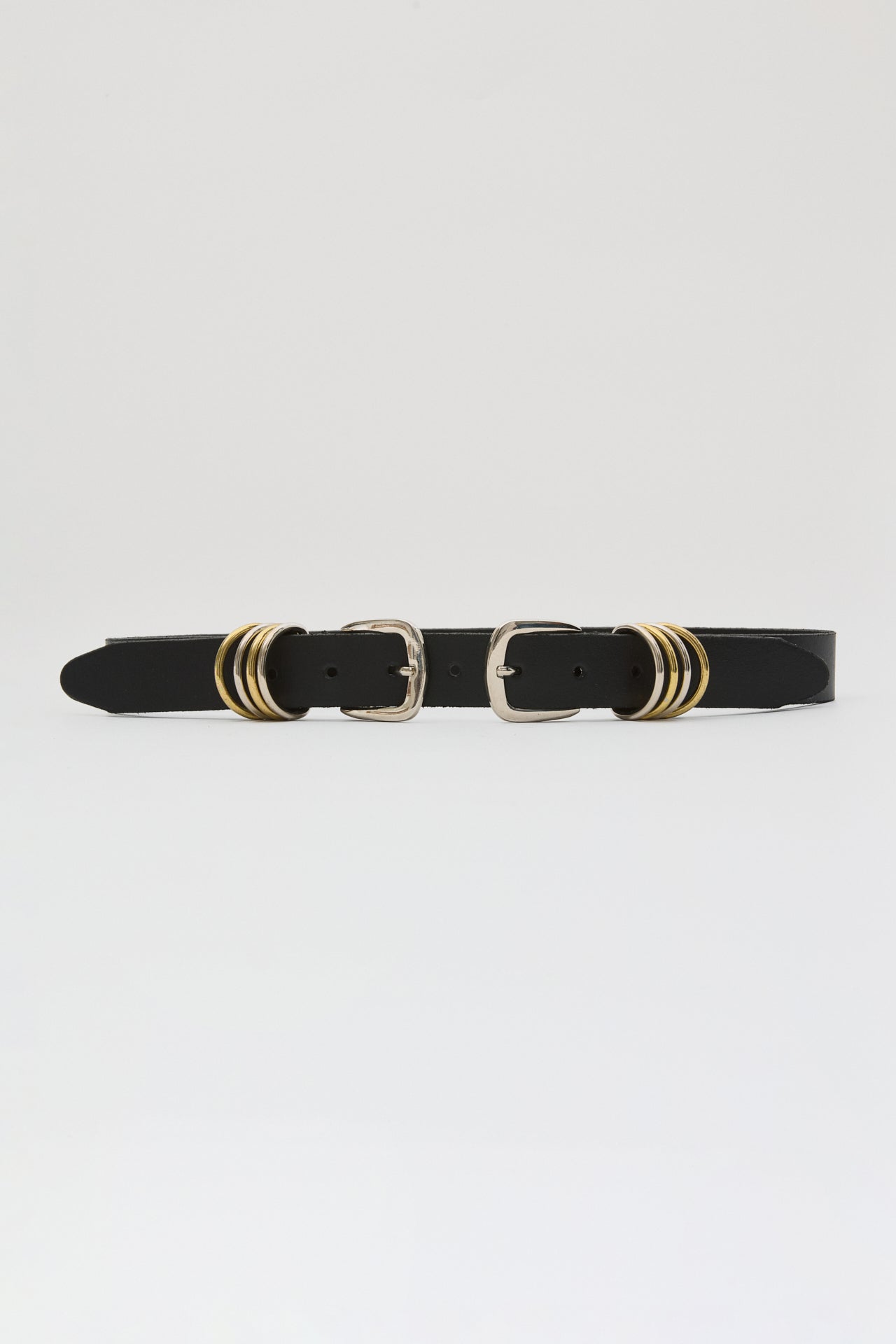 Leather Twist Double Shot Belt