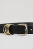 Leather Twist Double Shot Belt