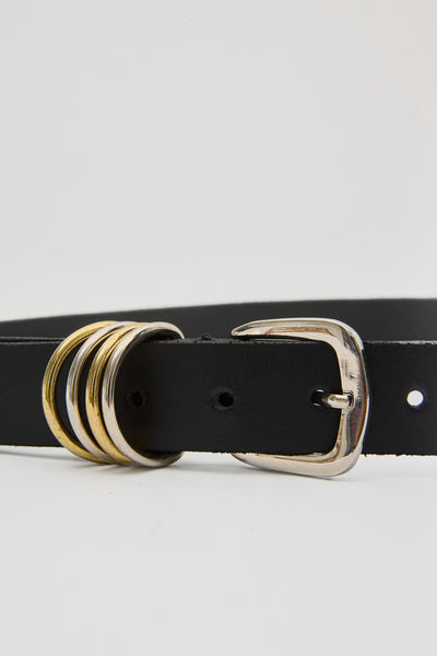 Leather Twist Double Shot Belt