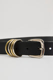 Leather Twist Double Shot Belt