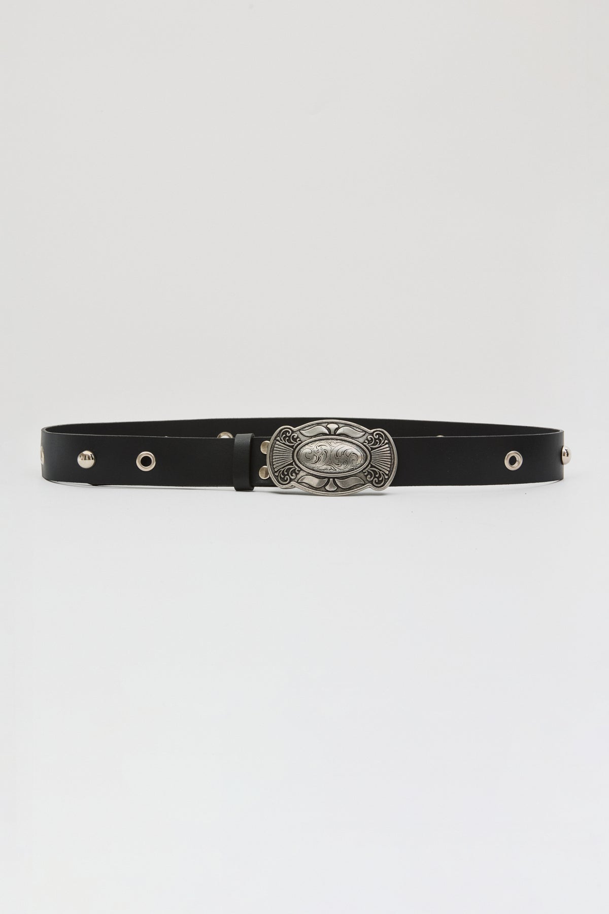 Leather Twist Steel Kiss Belt