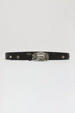 Leather Twist Steel Kiss Belt