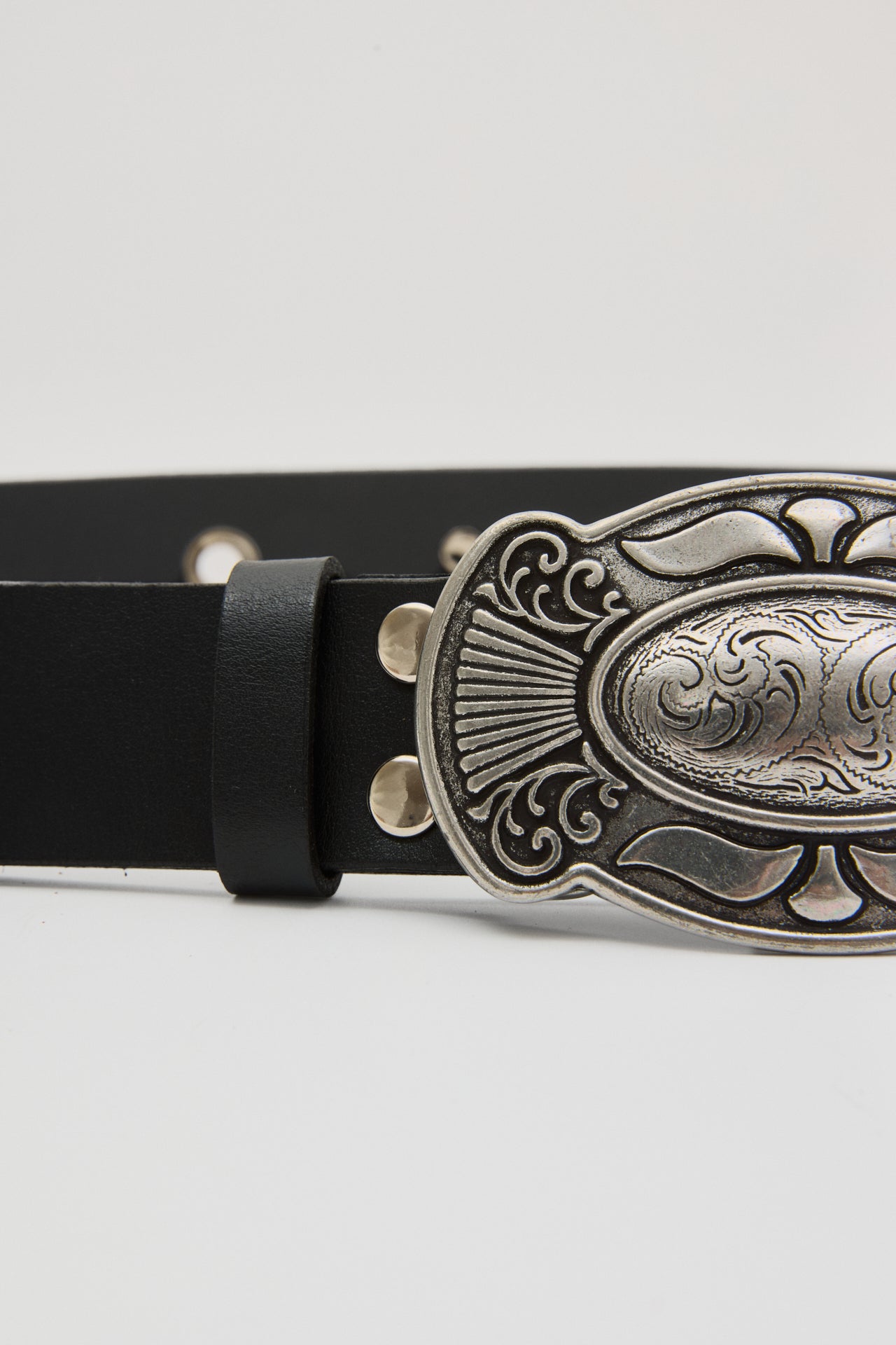 Leather Twist Steel Kiss Belt