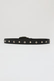 Leather Twist Steel Kiss Belt