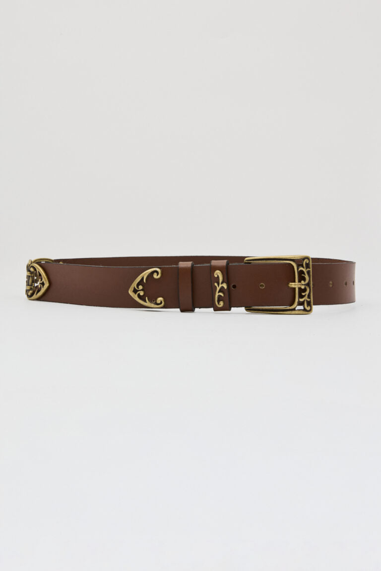 Leather Twist Madame Belt