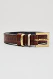 Leather Twist Ellis Belt