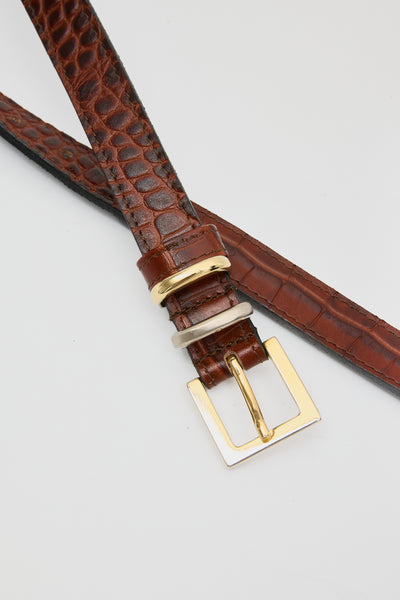 Leather Twist Ellis Belt