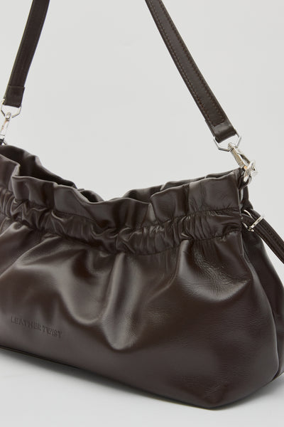 Leather Twist Gentle Wrap Leather bag