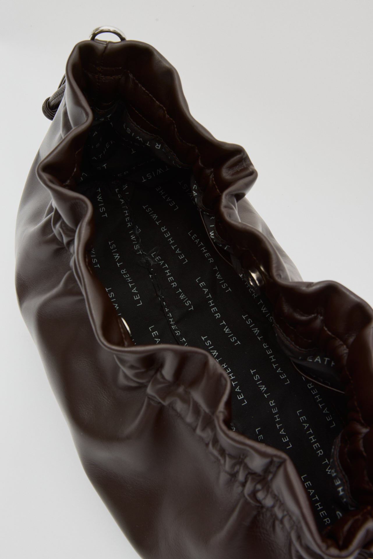 Leather Twist Gentle Wrap Leather bag