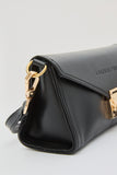 Leather Twist Lockette Bag
