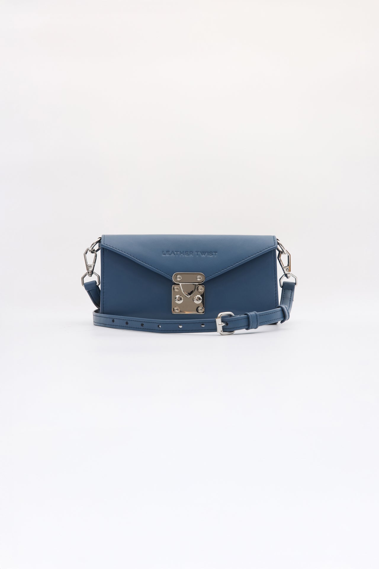 Leather Twist Lockette Bag