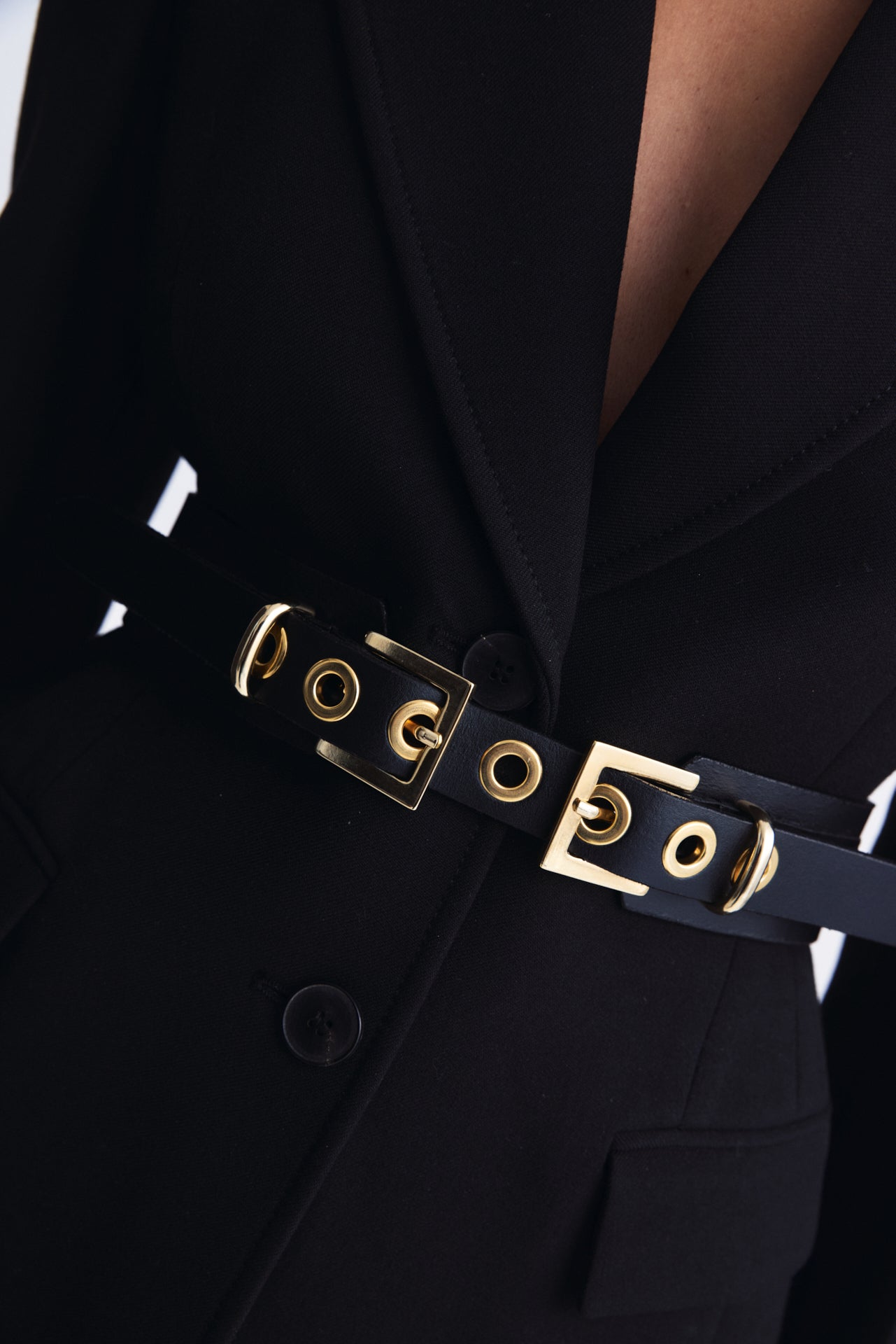 Leather Twist Petit Core Belt