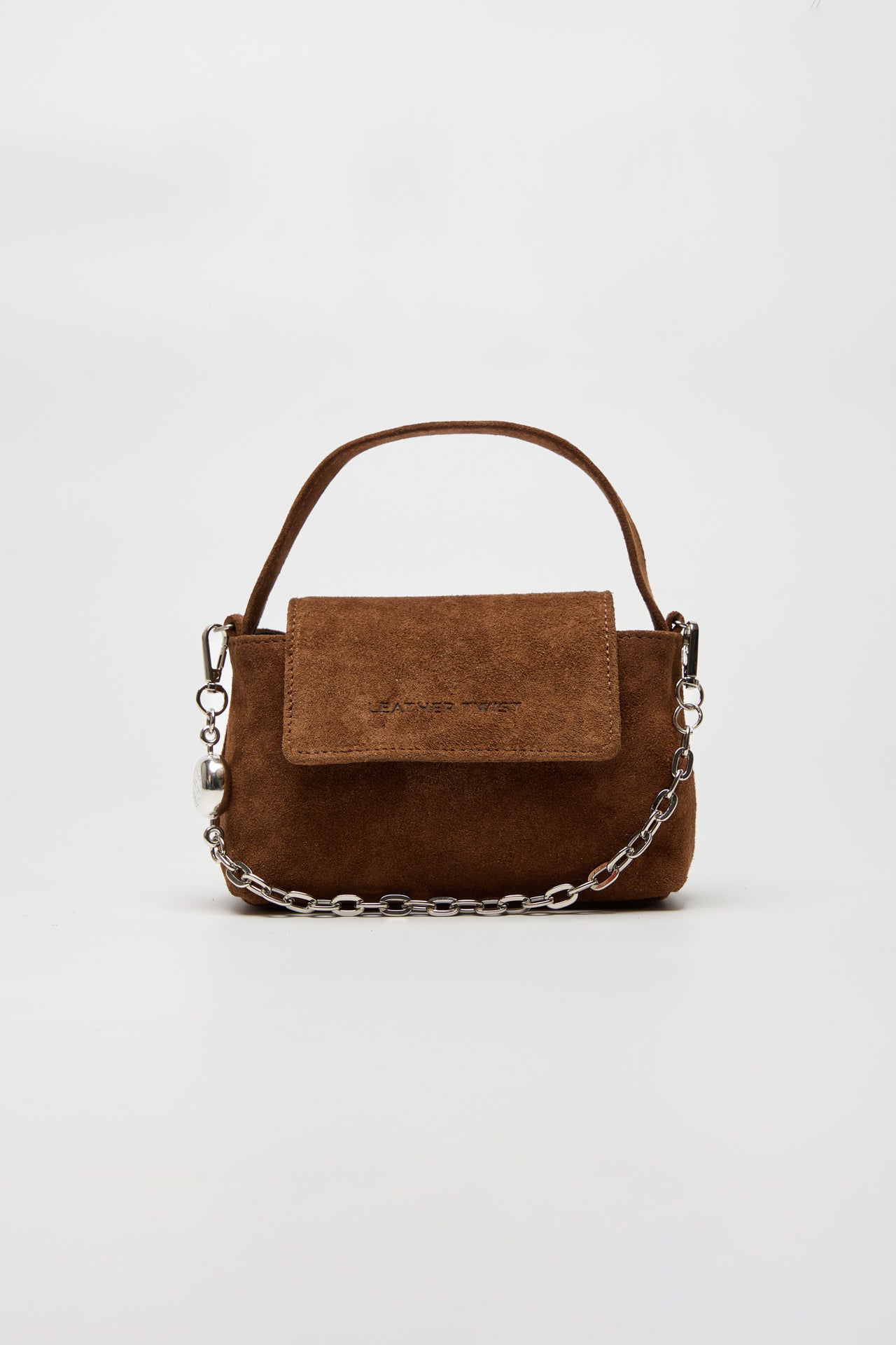 Misty Brown Suede Bag