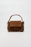 Misty Brown Suede Bag