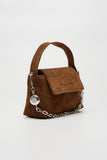 Misty Brown Suede Bag