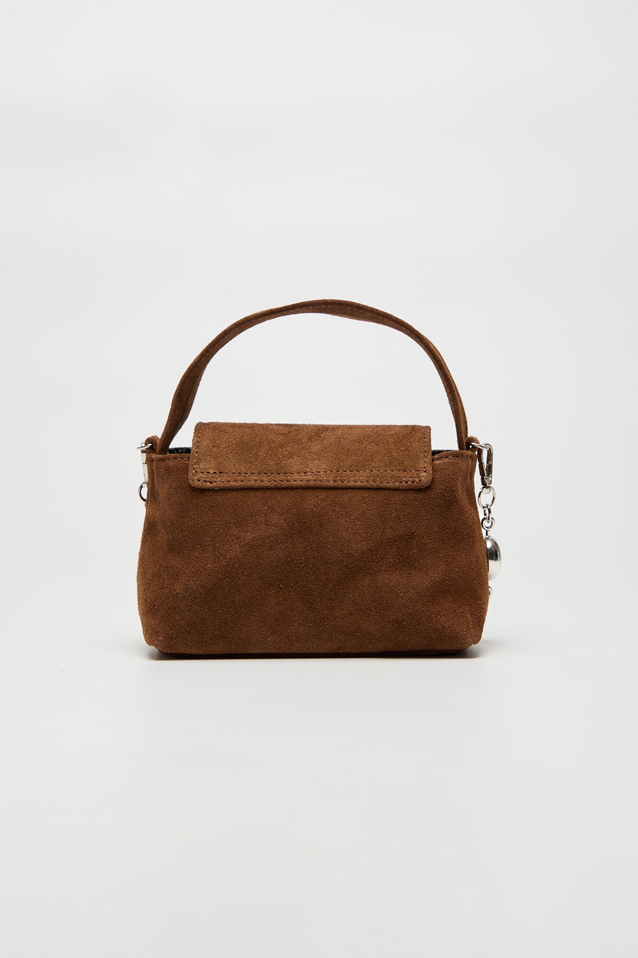 Misty Brown Suede Bag