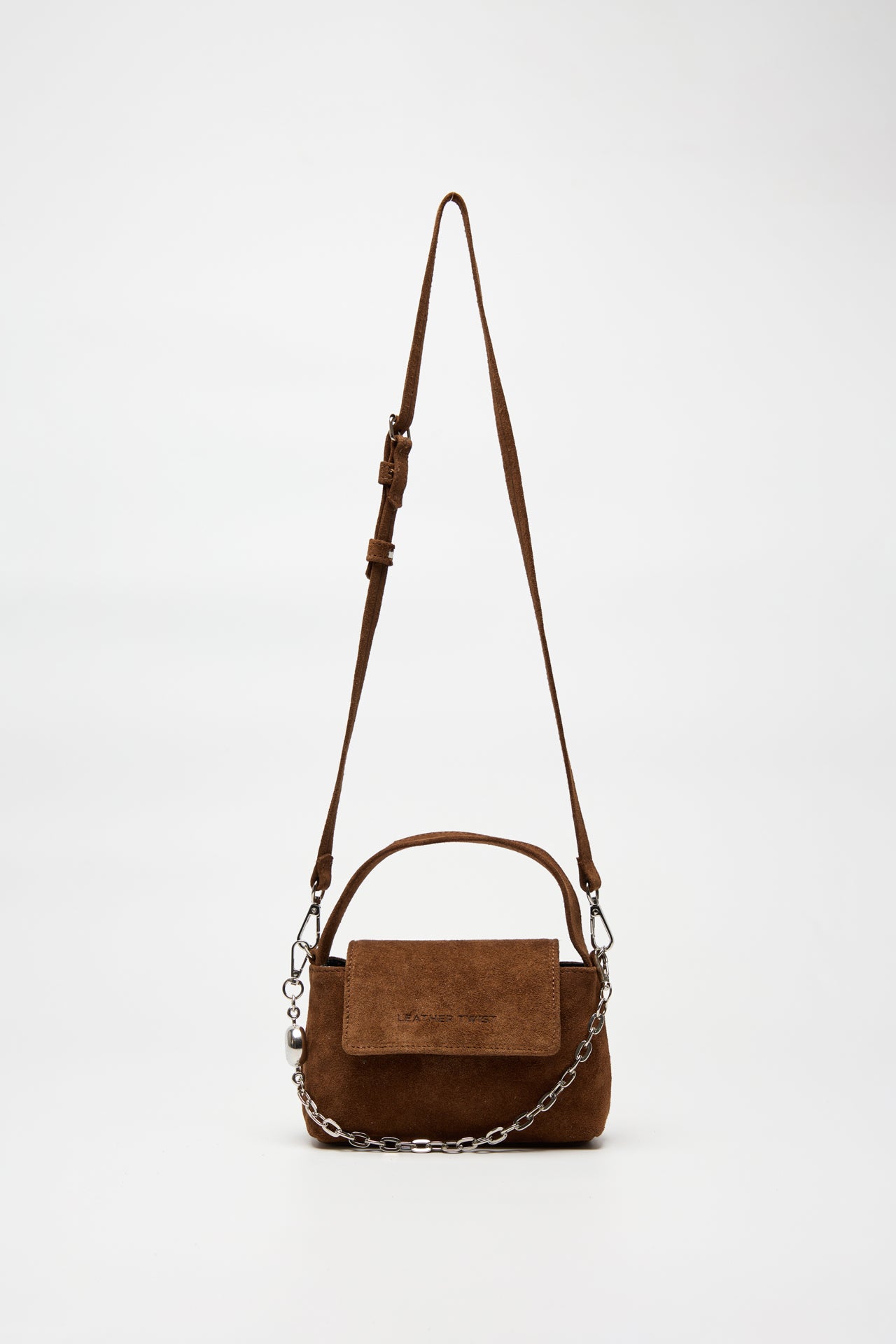 Misty Brown Suede Bag