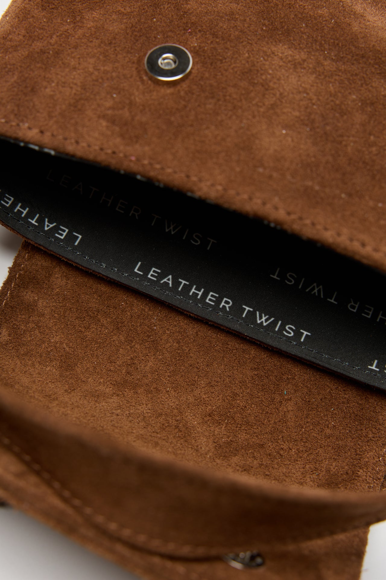 Misty Brown Suede Bag