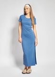 Maxi Dress with Short Sleeves