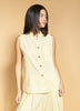 Sleeveless Button Up Shirt