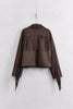 Faux Suede Fringed Jacket