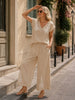Pants with Embroidered Detail