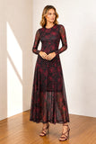Floral Print Maxi Dress